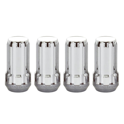 McGard SplineDrive Lug Nut (Cone Seat) 1/2-20 / 1.60in. Length (4-Pack) - Chrome (Req. Tool)