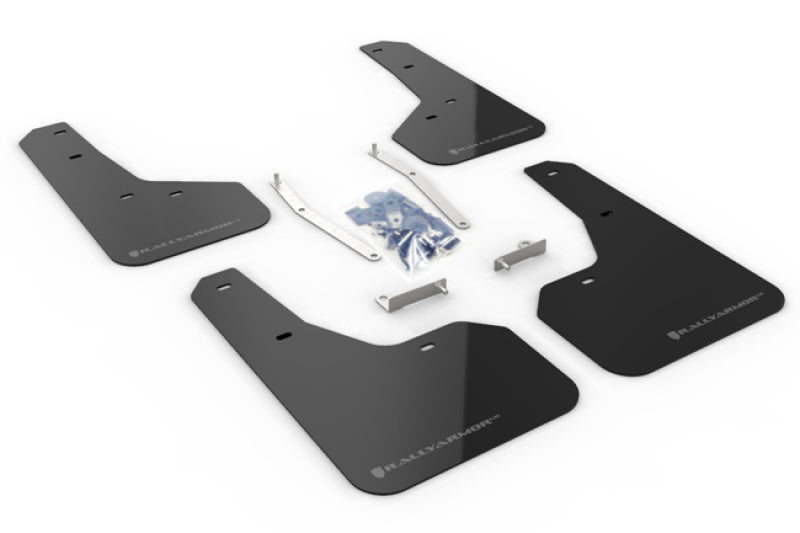 Rally Armor 19-21 Subaru Forester Black UR Mud Flap w/ Grey Logo Rally Armor 19-21 Subaru Forester Black UR Mud Flap w/ Grey Logo