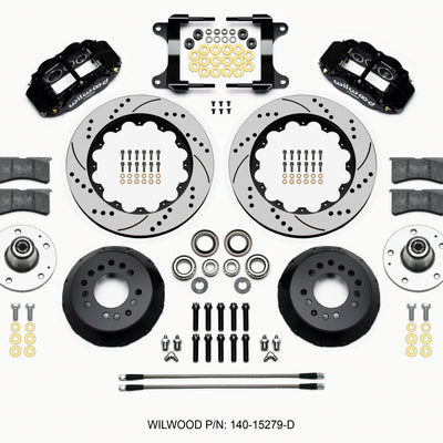 Wilwood Narrow Superlite 6R Front Hub Kit 14.00in Drilled 82-92 Camaro//Firebird