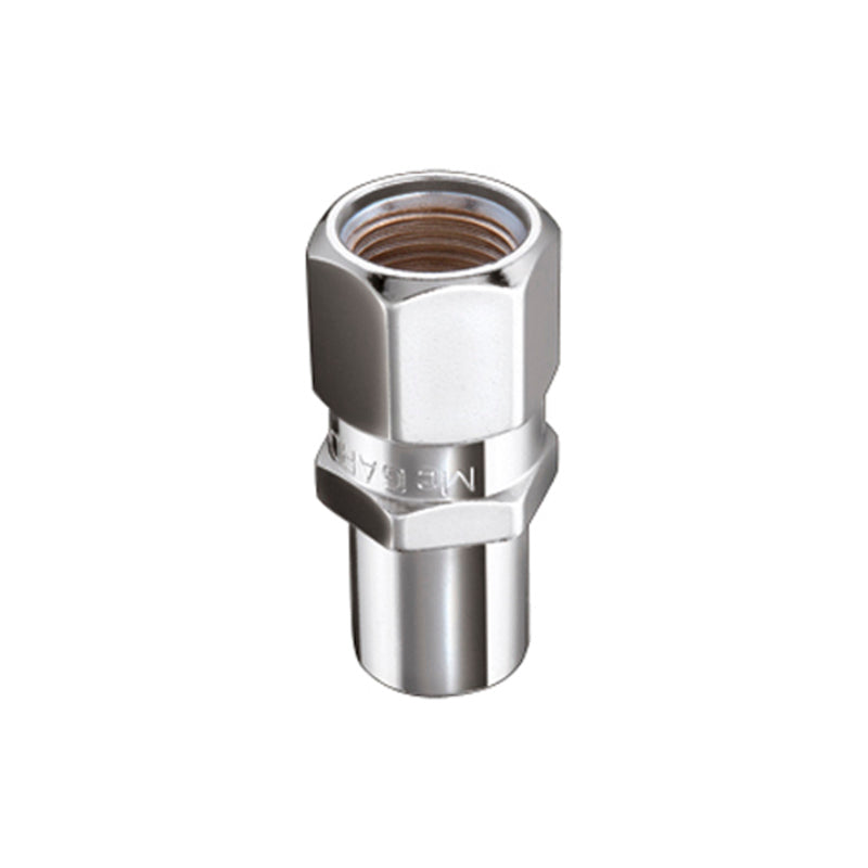 McGard Hex Lug Nut (Drag Racing Reg. Shank) M12X1.5 / 13/16 Hex / 1.86in. Length (4-Pack) - Chrome McGard Hex Lug Nut (Drag Racing Reg. Shank) M12X1.5 / 13/16 Hex / 1.86in. Length (4-Pack) - Chrome