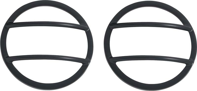 Kentrol 07-18 Jeep Wrangler JK Fog Light Cover Pair - Powdercoat Black Kentrol 07-18 Jeep Wrangler JK Fog Light Cover Pair - Powdercoat Black