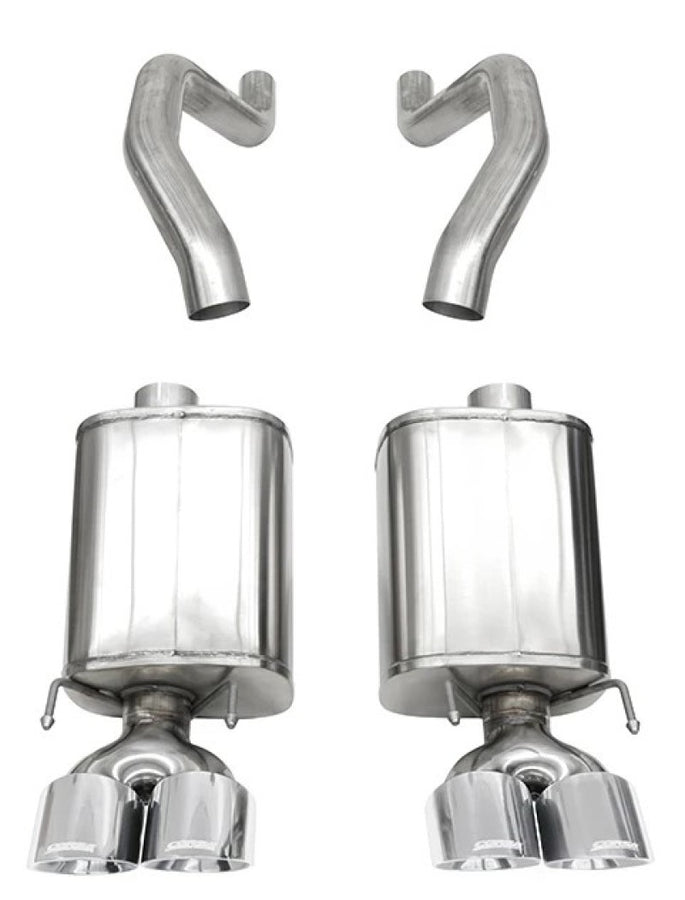 Corsa 06-13 Chevy Corvette C6 Z06 7.0L / 09-13 ZR1 6.2L Polished Axle-Back Exhaust w/4.5in Twin Tips Corsa 06-13 Chevy Corvette C6 Z06 7.0L / 09-13 ZR1 6.2L Polished Axle-Back Exhaust w/4.5in Twin Tips