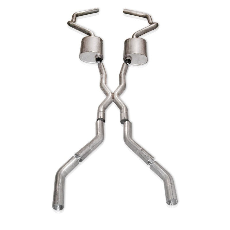 Stainless Works Chevy Camaro 1967-69 Exhaust 2.5in Stainless with X-Pipe Stainless Works Chevy Camaro 1967-69 Exhaust 2.5in Stainless with X-Pipe