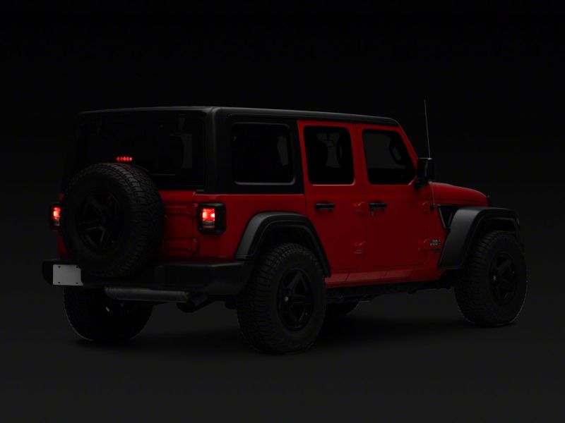 Raxiom 18-23 Jeep Wrangler JL Axial Series LED Third Brake Light- Red Raxiom 18-23 Jeep Wrangler JL Axial Series LED Third Brake Light- Red