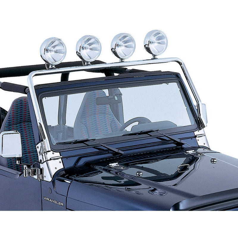 Rugged Ridge 97-06 Jeep Wrangler TJ Stainless Steel Full Frame Light Bar Rugged Ridge 97-06 Jeep Wrangler TJ Stainless Steel Full Frame Light Bar