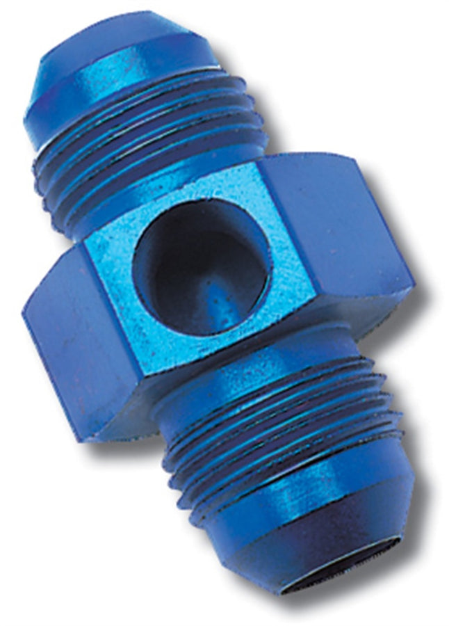 Russell Performance -8 AN Fuel Union Pressure Adapter (Blue) Russell Performance -8 AN Fuel Union Pressure Adapter (Blue)