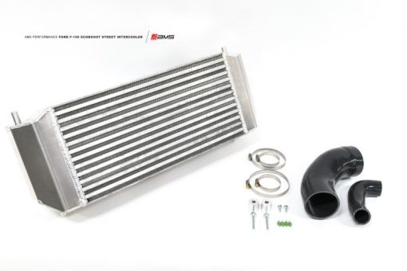 AMS Performance 2015+ Ford F-150 2.7L/3.5L / 17-19 Ford Raptor 3.5L 5.5in Thick Intercooler Upgrade AMS Performance 2015+ Ford F-150 2.7L/3.5L / 17-19 Ford Raptor 3.5L 5.5in Thick Intercooler Upgrade
