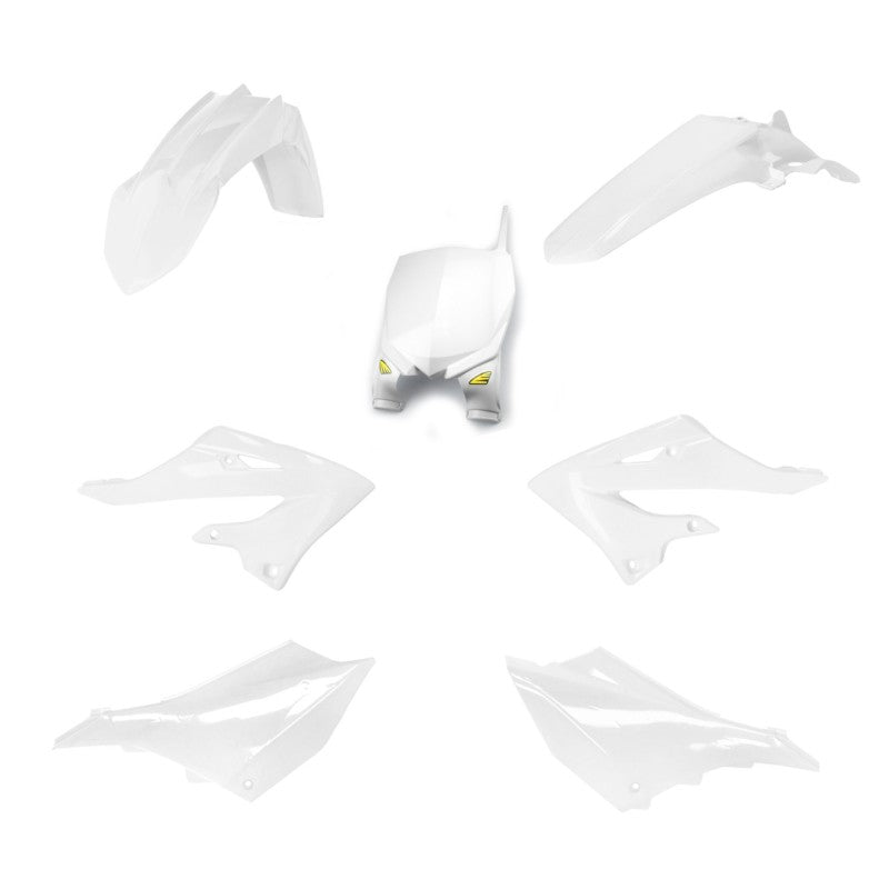 Cycra 22+ Yamaha YZ125 5-pc Replica Body Kit - White Cycra 22+ Yamaha YZ125 5-pc Replica Body Kit - White
