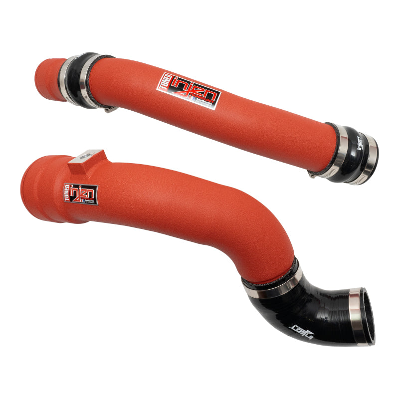 Injen 17-22 Ford F250/F/350/F-450/F-550 V8-6.7L Turbo Diesel Wrinkle Red Intercooler Piping Kit Injen 17-22 Ford F250/F/350/F-450/F-550 V8-6.7L Turbo Diesel Wrinkle Red Intercooler Piping Kit