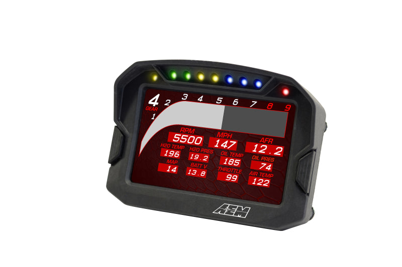 AEM CD-5LG Carbon Logging Digital Dash Display w/ Internal 10Hz GPS & Antenna AEM CD-5LG Carbon Logging Digital Dash Display w/ Internal 10Hz GPS & Antenna