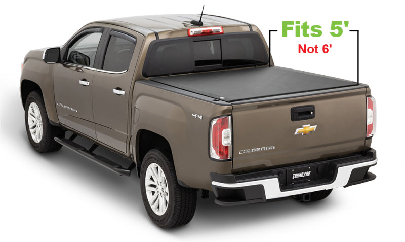Tonno Pro 15-19 Chevy Colorado 5ft Fleetside Lo-Roll Tonneau Cover Tonno Pro 15-19 Chevy Colorado 5ft Fleetside Lo-Roll Tonneau Cover