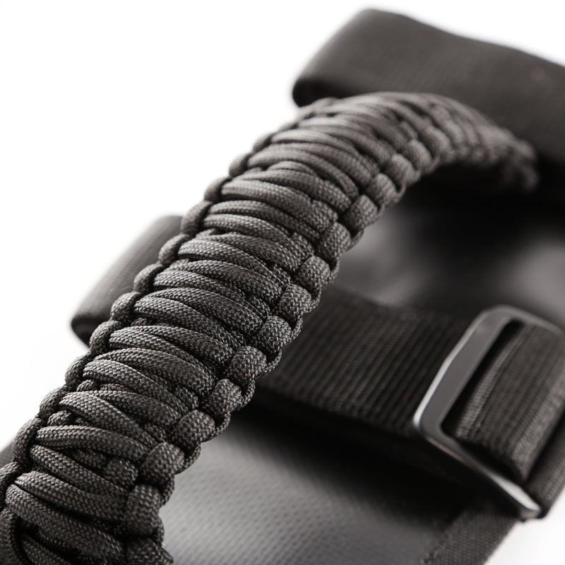 Rugged Ridge Paracord Grab Handles Black/Black Pair Rugged Ridge Paracord Grab Handles Black/Black Pair