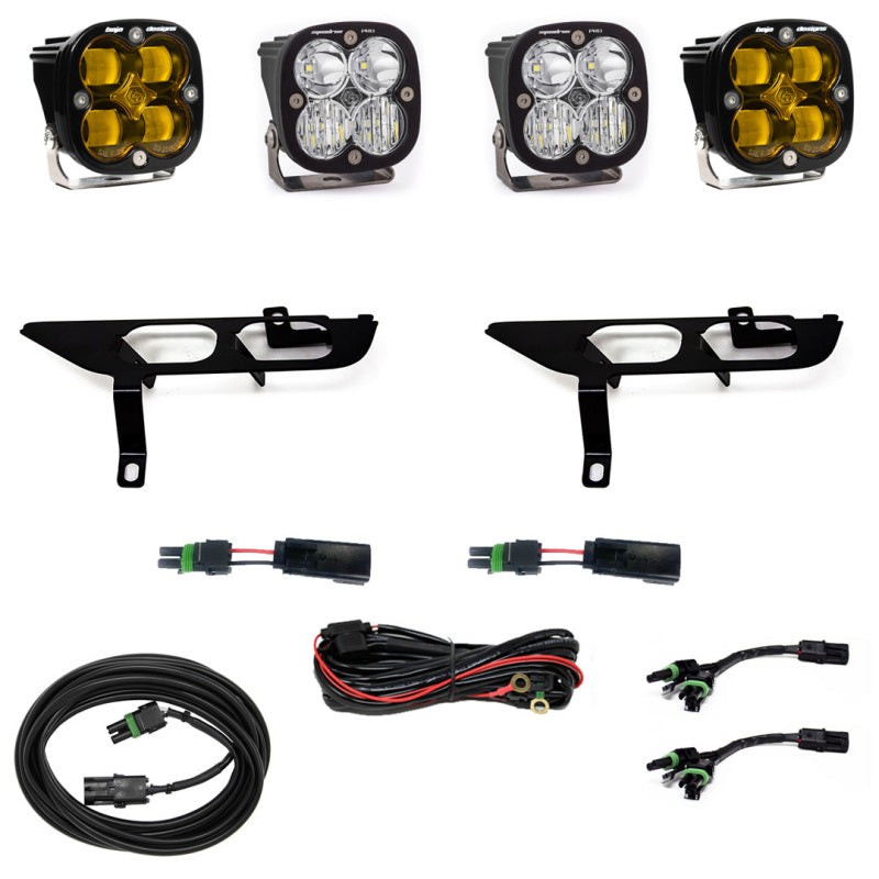 Baja Designs 2021+ Ford F-150 Pro Series Fog Pocket Kit - Amber Baja Designs 2021+ Ford F-150 Pro Series Fog Pocket Kit - Amber