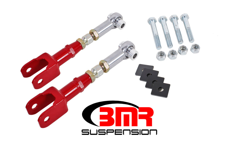BMR 15-17 S550 Mustang Rear On-Car Adj. Rod Ends Toe Rods - Red BMR 15-17 S550 Mustang Rear On-Car Adj. Rod Ends Toe Rods - Red