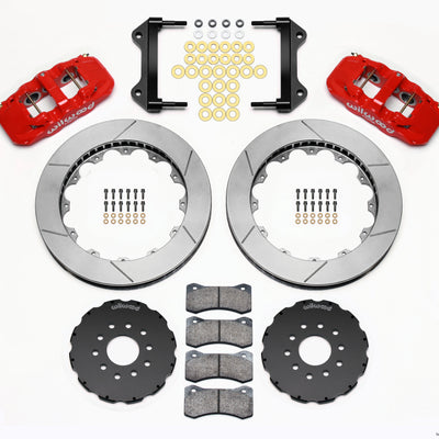 Wilwood AERO6 Front Hat Kit 15.00 Red 97-04 Corvette C5/Z06 05-13 C6