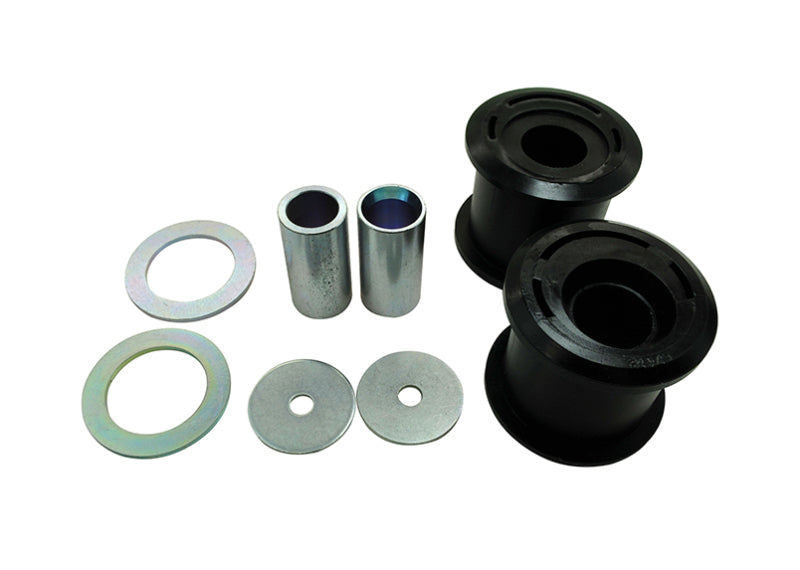 Whiteline Plus 6/09+ Front Control Arm Lwr Inner Rear Bushing Kit Caster Correction Whiteline Plus 6/09+ Front Control Arm Lwr Inner Rear Bushing Kit Caster Correction