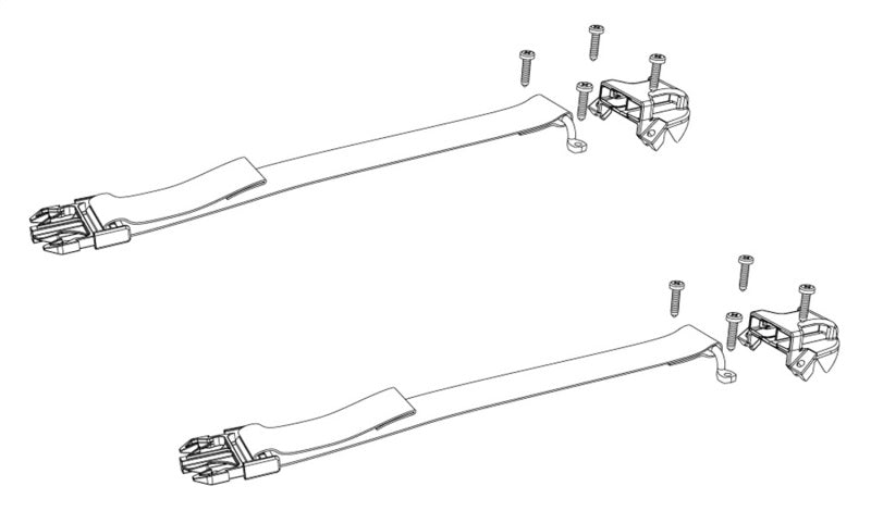 BAK Underside Buckle Ends & Strap Clips Qty 2 (w/ Hardware) BAK Underside Buckle Ends & Strap Clips Qty 2 (w/ Hardware)