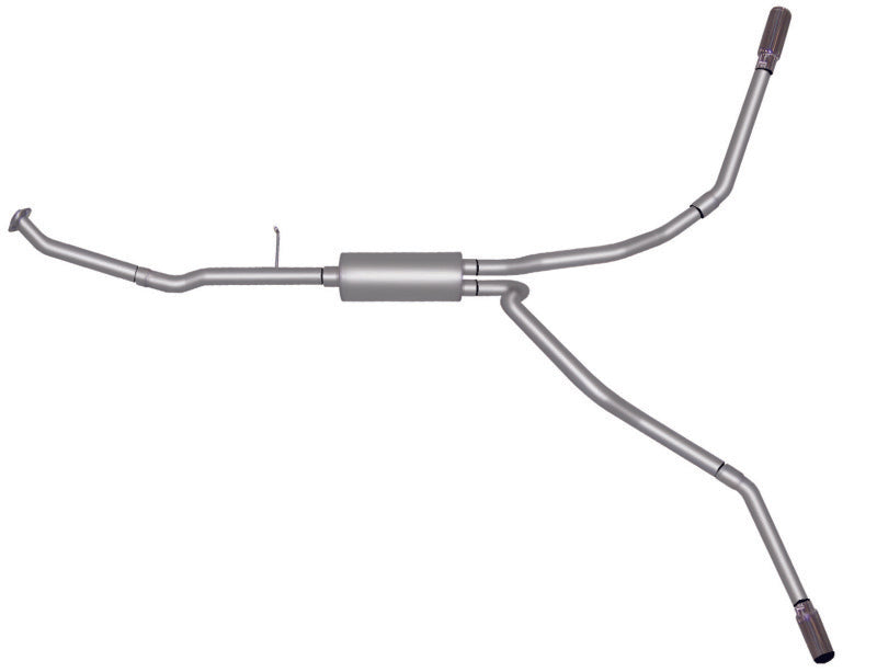 Gibson 99-05 Chevrolet Silverado 1500 Base 4.3L 2.5in Cat-Back Dual Extreme Exhaust - Aluminized Gibson 99-05 Chevrolet Silverado 1500 Base 4.3L 2.5in Cat-Back Dual Extreme Exhaust - Aluminized