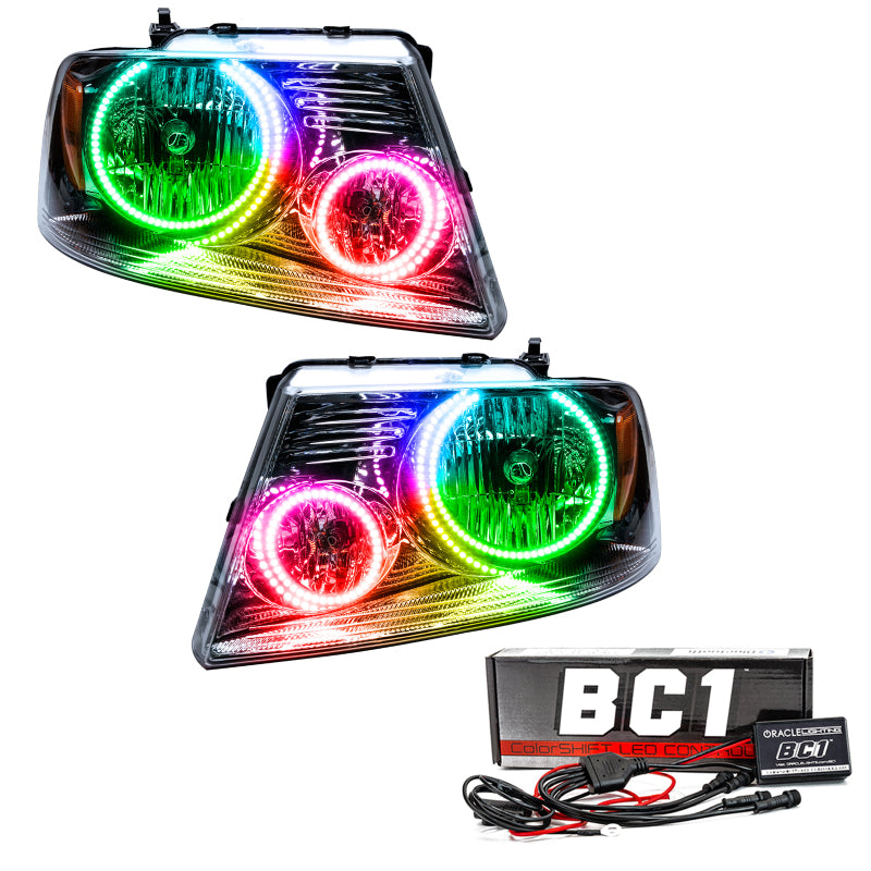 Oracle 05-08 Ford F-150 SMD HL - ColorSHIFT w/ BC1 Controller SEE WARRANTY Oracle 05-08 Ford F-150 SMD HL - ColorSHIFT w/ BC1 Controller SEE WARRANTY