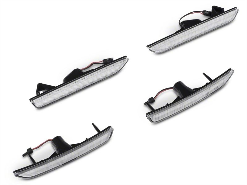 Raxiom10-14 Ford Mustang Axial Series LED Side and Quarter Marker Lights- Clear Raxiom10-14 Ford Mustang Axial Series LED Side and Quarter Marker Lights- Clear