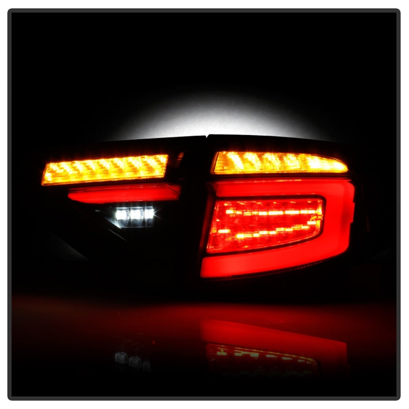 Spyder 08-14 Subara Impreza WRX Hatchback LED Tail Lights Seq Signal Blk Smoke ALT-YD-SI085D-SEQ-BSM Spyder 08-14 Subara Impreza WRX Hatchback LED Tail Lights Seq Signal Blk Smoke ALT-YD-SI085D-SEQ-BSM