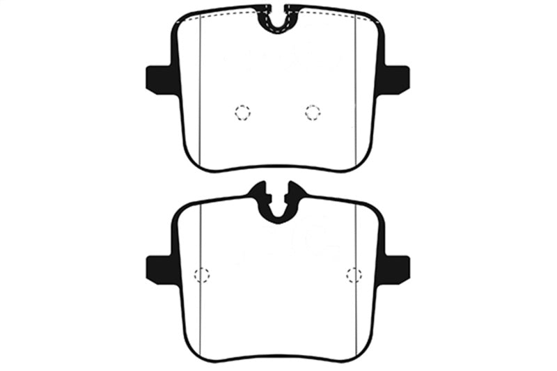 EBC 2018+ BMW M5 4.4TT (F90) Redstuff Rear Brake Pads EBC 2018+ BMW M5 4.4TT (F90) Redstuff Rear Brake Pads