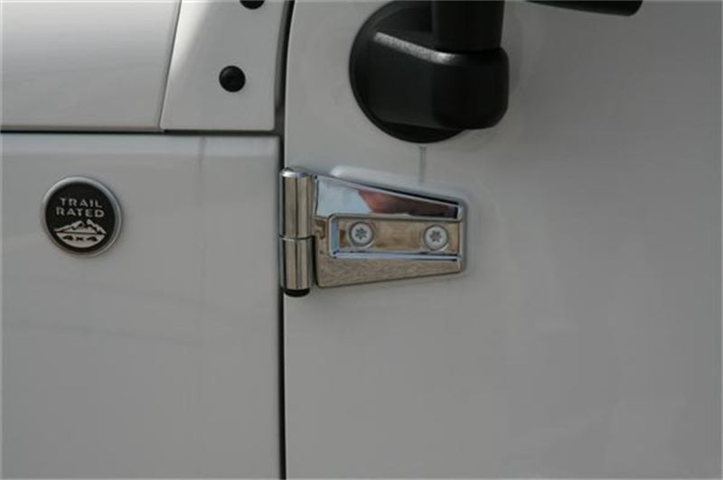 Putco 07-17 Jeep Wrangler - Hinge Covers (Also Fits Sahara Edition) Putco 07-17 Jeep Wrangler - Hinge Covers (Also Fits Sahara Edition)