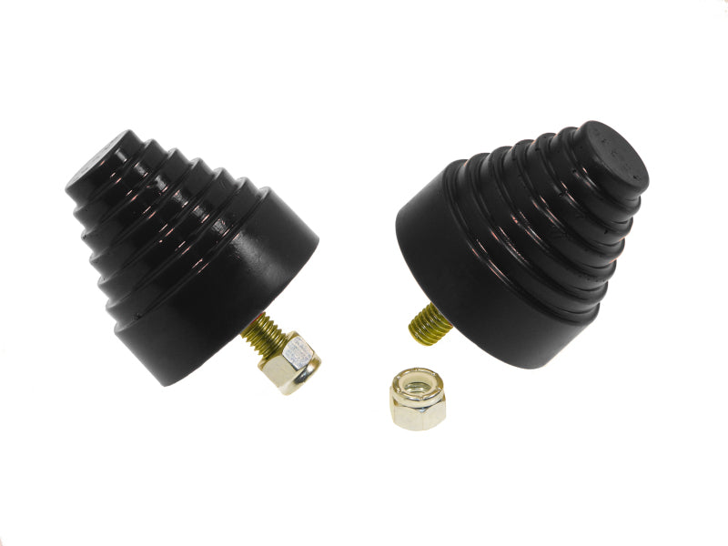Prothane Universal Bump Stop 2-1/4X2-1/4 Cone w/Stp - Black Prothane Universal Bump Stop 2-1/4X2-1/4 Cone w/Stp - Black