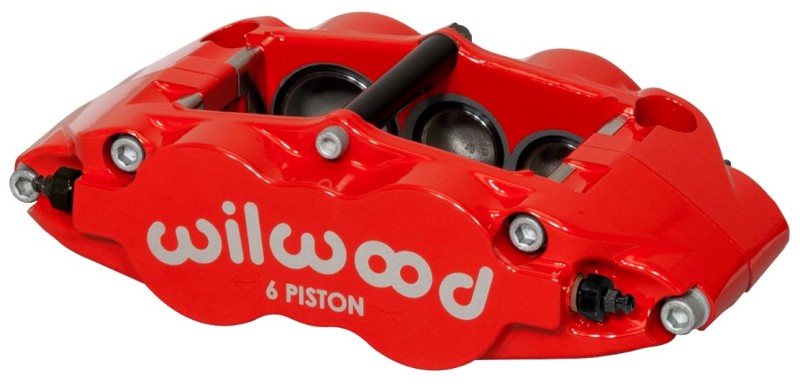 Wilwood Caliper-Narrow Superlite 6R-RH - Red 1.62/1.12/1.12in Pistons 1.10in Disc Wilwood Caliper-Narrow Superlite 6R-RH - Red 1.62/1.12/1.12in Pistons 1.10in Disc