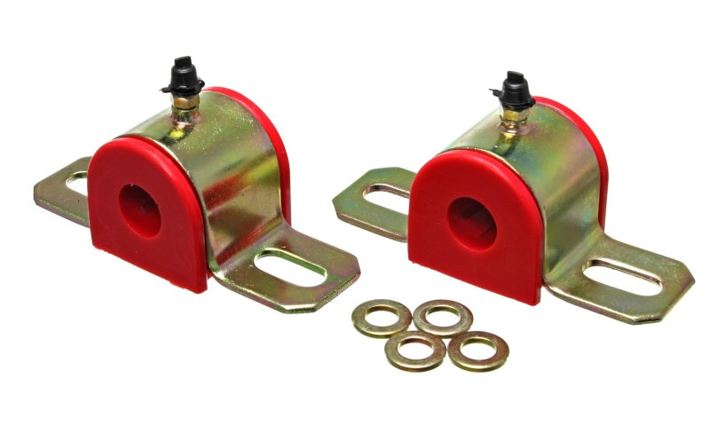 Energy Suspension 1/2in Univ. Greaseable S/B Set - Red Energy Suspension 1/2in Univ. Greaseable S/B Set - Red
