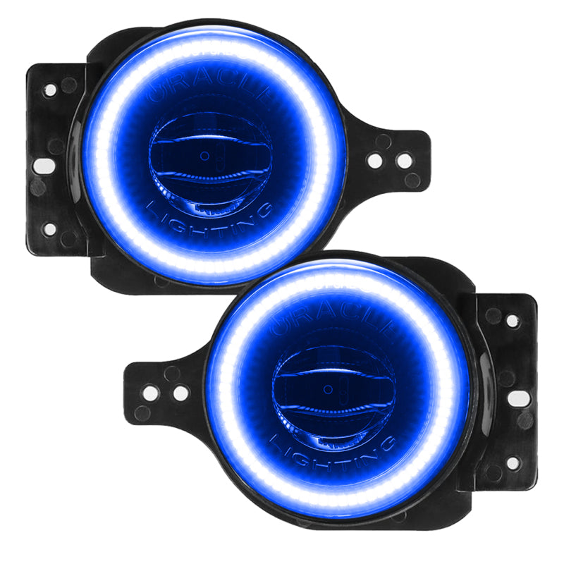 Oracle Jeep Wrangler JL/Gladiator JT Sport High Performance W LED Fog Lights - Blue SEE WARRANTY Oracle Jeep Wrangler JL/Gladiator JT Sport High Performance W LED Fog Lights - Blue SEE WARRANTY