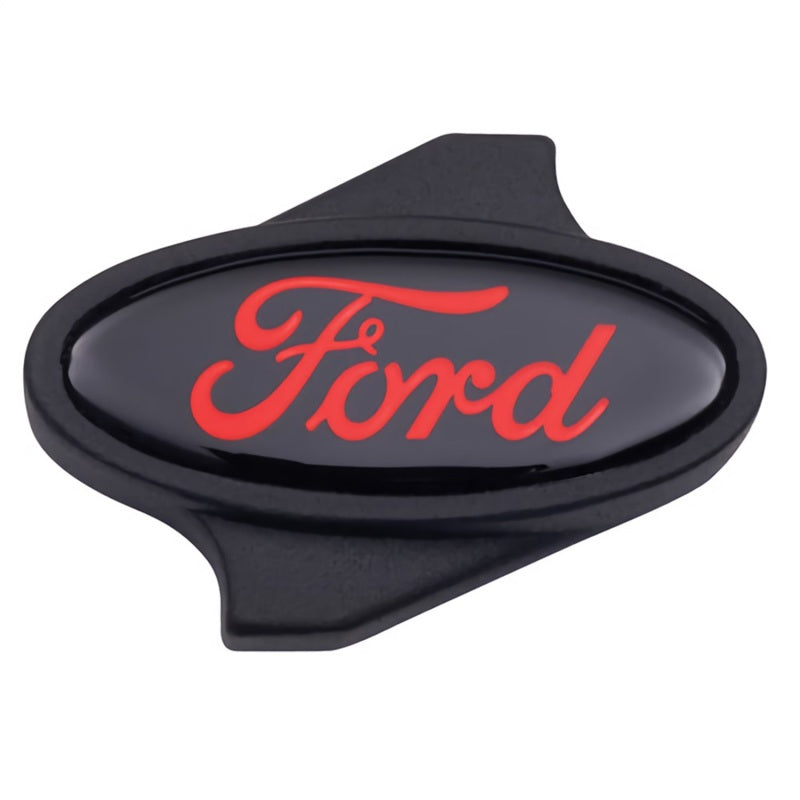 Ford Racing Air Cleaner Nut w/ Red Ford Logo - Black Ford Racing Air Cleaner Nut w/ Red Ford Logo - Black
