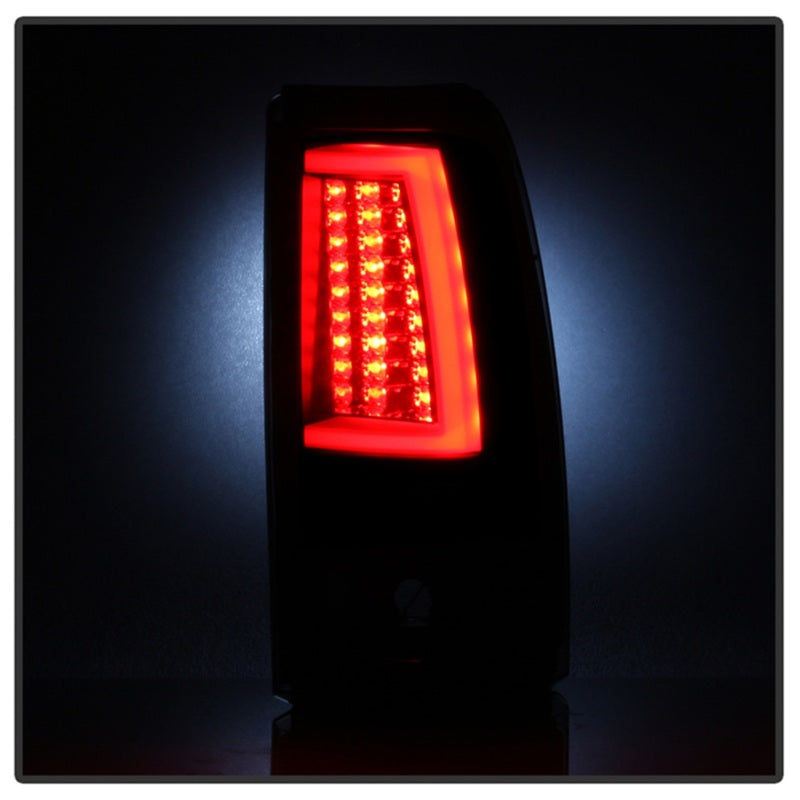 Spyder 03-06  Chevy Silverado (Does Not Fit Stepside) Version 2 LED Tail Lights - Black Smoke Spyder 03-06  Chevy Silverado (Does Not Fit Stepside) Version 2 LED Tail Lights - Black Smoke