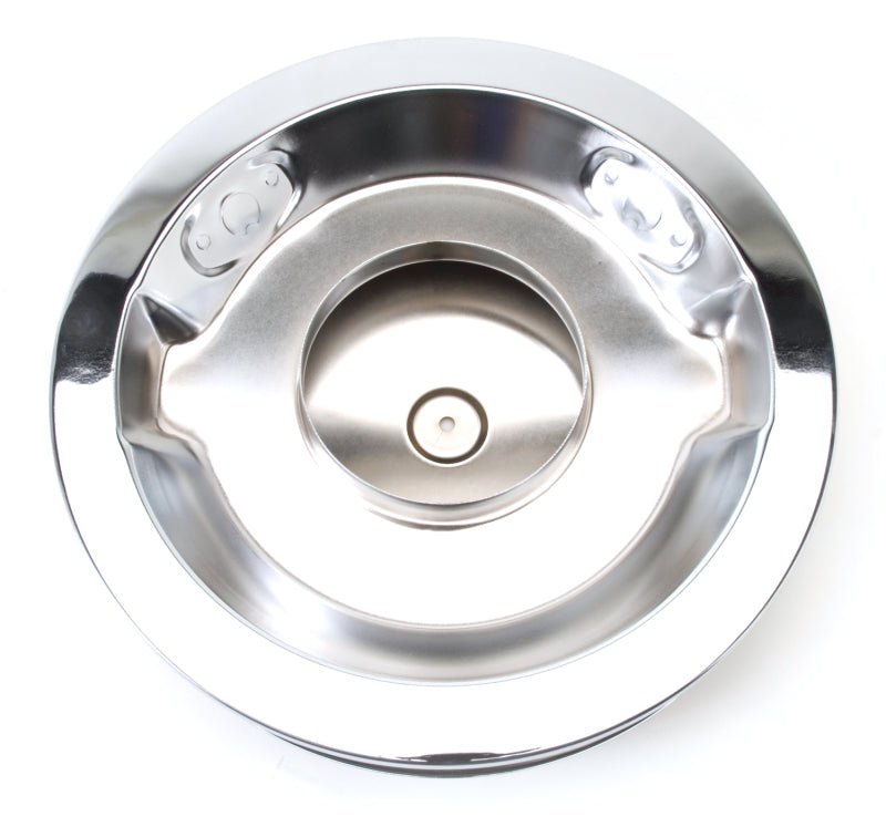 Edelbrock Air Cleaner Pro-Flo Series Round Steel Top Paper Element 14In Dia X 3 75In Dropped Base Edelbrock Air Cleaner Pro-Flo Series Round Steel Top Paper Element 14In Dia X 3 75In Dropped Base