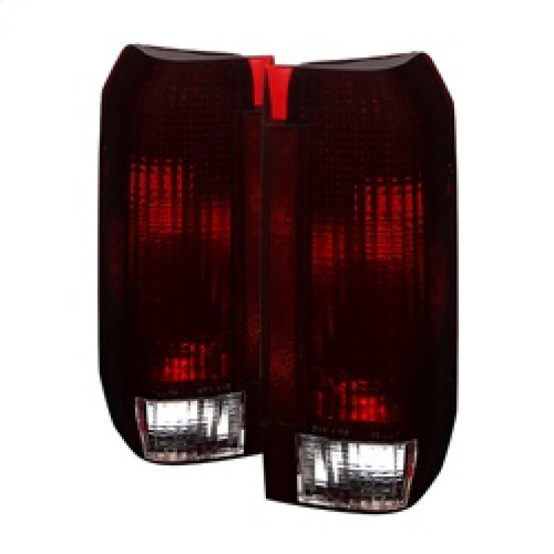 xTune Ford Bronco F150 F250 F350 F450 92-96 OE Style Tail Lights Red Smoked ALT-JH-FB92-OE-RSM xTune Ford Bronco F150 F250 F350 F450 92-96 OE Style Tail Lights Red Smoked ALT-JH-FB92-OE-RSM