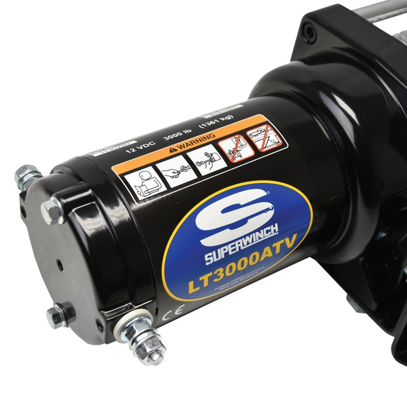 Superwinch 3000 LBS 12V DC 3/16in x 50ft Steel Rope LT3000 Winch Superwinch 3000 LBS 12V DC 3/16in x 50ft Steel Rope LT3000 Winch