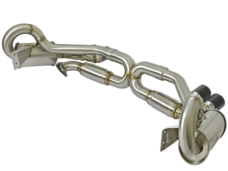 aFe Power Elite SS-304 Carbon Tip Dual Cat Back Exhaust 13-14 Porsche 911 C2S (991) H6-3.8L aFe Power Elite SS-304 Carbon Tip Dual Cat Back Exhaust 13-14 Porsche 911 C2S (991) H6-3.8L