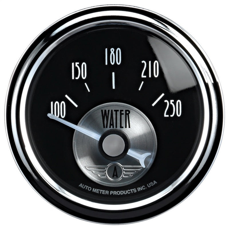 Autometer Prestige Series 52mm 100-250 Deg F Short Sweep Electronic Water Temperature Gauge Autometer Prestige Series 52mm 100-250 Deg F Short Sweep Electronic Water Temperature Gauge