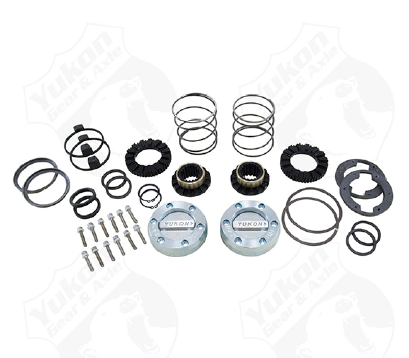 Yukon Gear Hardcore Locking Hub Set For GM 8.5in Front & Dana 44 / 19 Spline Yukon Gear Hardcore Locking Hub Set For GM 8.5in Front & Dana 44 / 19 Spline