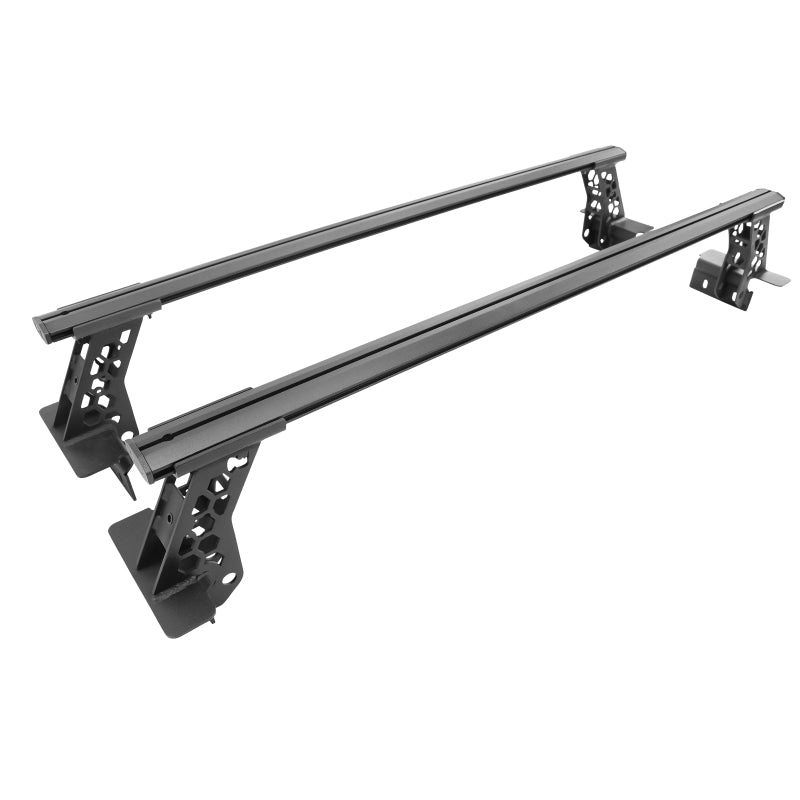 Go Rhino 20-22 Jeep Gladiator JT/16-22 Toy. Tacoma/05-21 Nssn Frontier XRS Cross Bars Kit - Tex. Blk Go Rhino 20-22 Jeep Gladiator JT/16-22 Toy. Tacoma/05-21 Nssn Frontier XRS Cross Bars Kit - Tex. Blk