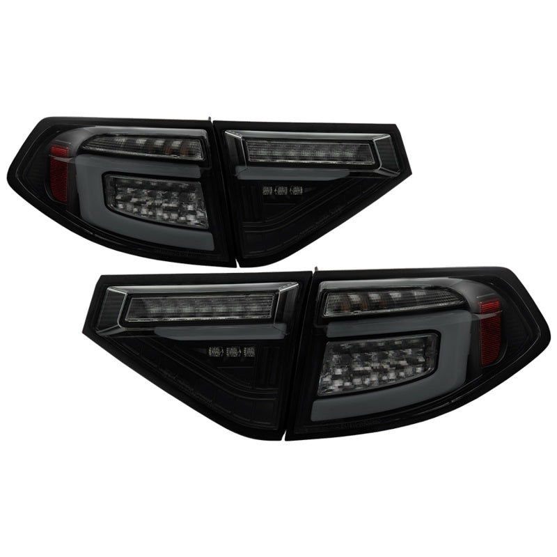 Spyder 08-14 Subara Impreza WRX Hatchback LED Tail Lights Seq Signal Blk Smoke ALT-YD-SI085D-SEQ-BSM Spyder 08-14 Subara Impreza WRX Hatchback LED Tail Lights Seq Signal Blk Smoke ALT-YD-SI085D-SEQ-BSM