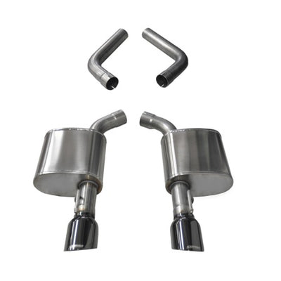 Corsa 2017-2020 Dodge Charger 6.4L/17-19 Dodge Charger 5.7L Black Sport AxleBack Exhaust w/4.5inTips