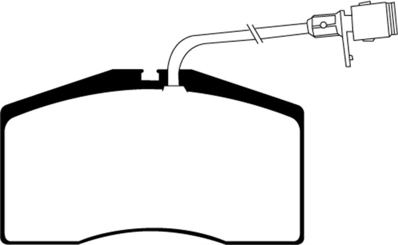 EBC 01-03 Audi S8 4.2 Yellowstuff Front Brake Pads EBC 01-03 Audi S8 4.2 Yellowstuff Front Brake Pads