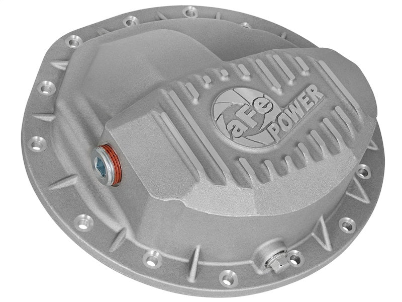 aFe Power Rear Differential Cover Raw w/Machined Fins Street Ser. 16-17 Nissan Titan XD (AAM 9.5-14) aFe Power Rear Differential Cover Raw w/Machined Fins Street Ser. 16-17 Nissan Titan XD (AAM 9.5-14)
