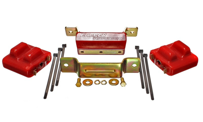 Energy Suspension 88-94 GM Blazer 4WD K Series Red Motor and Transmission Mounts; Zinc Finish Energy Suspension 88-94 GM Blazer 4WD K Series Red Motor and Transmission Mounts; Zinc Finish
