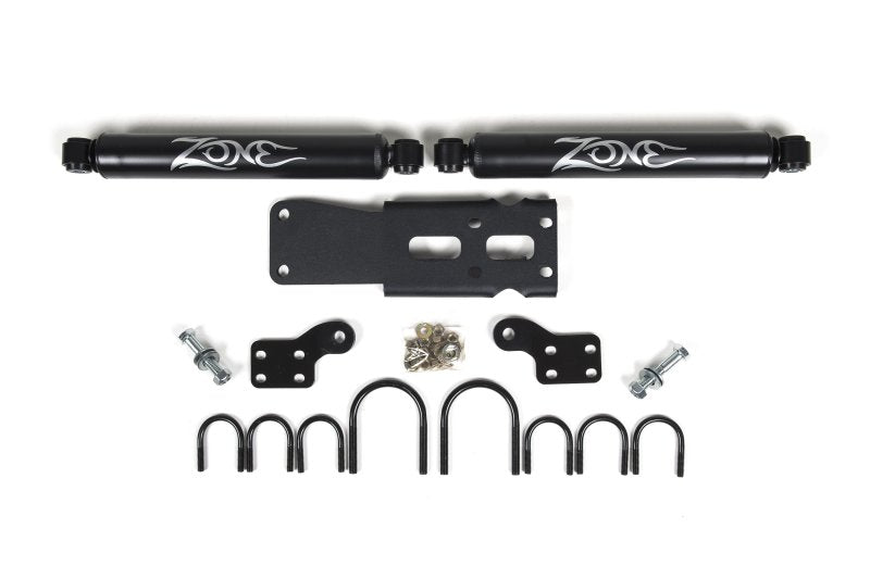 Zone Offroad 07-18 Jeep Wrangler JK Dual Steering Stabilizer Kit Zone Offroad 07-18 Jeep Wrangler JK Dual Steering Stabilizer Kit