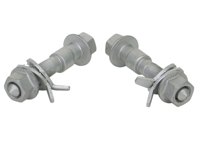 Whiteline 89-98 Nissan 240SX S13 & S14 Front / 6/09+ Chevy Cruze JG Camber Adjusting Bolt Kit - 12mm Whiteline 89-98 Nissan 240SX S13 & S14 Front / 6/09+ Chevy Cruze JG Camber Adjusting Bolt Kit - 12mm