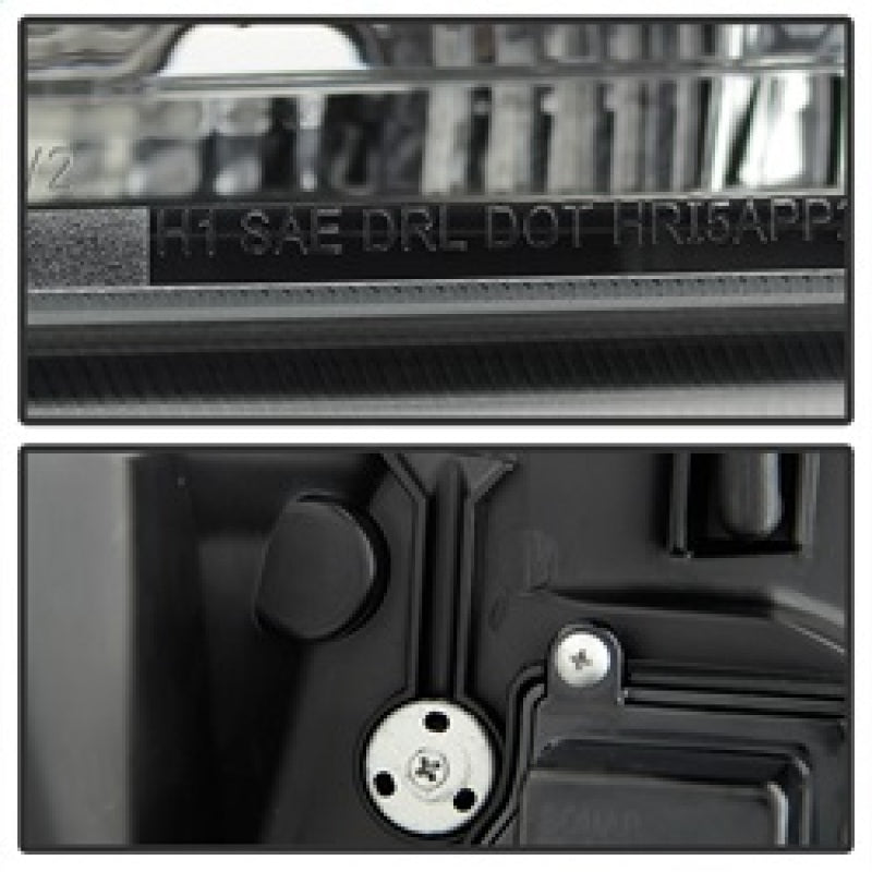 Spyder 07-14 Chevy Suburban/1500/2500/Tahoe V2 Projector Headlights Blk PRO-YD-CSUB07V2-DRL-BK Spyder 07-14 Chevy Suburban/1500/2500/Tahoe V2 Projector Headlights Blk PRO-YD-CSUB07V2-DRL-BK