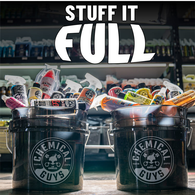 Chemical Guys Heavy Duty Detailing Bucket Smoked Black (4.5 Gal) Chemical Guys Heavy Duty Detailing Bucket Smoked Black (4.5 Gal)