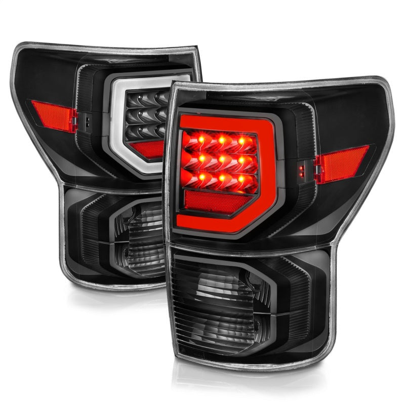 Anzo 07-11 Toyota Tundra Full LED Tailights Black Housing Clear Lens G2 (w/C Light Bars) Anzo 07-11 Toyota Tundra Full LED Tailights Black Housing Clear Lens G2 (w/C Light Bars)